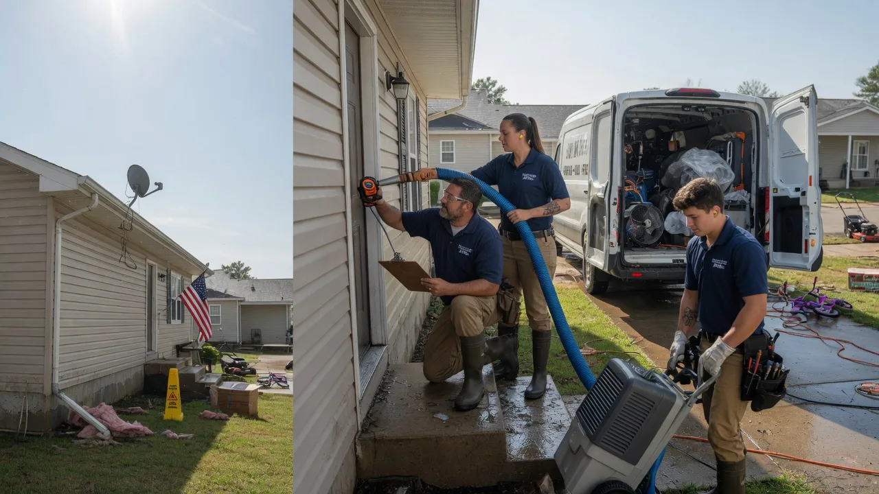 Ceiling Water Damage Restoration in Poland, ME near me
